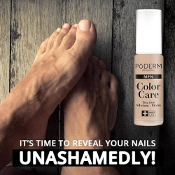 PODERM Color care MEN lak za nohte (8ml)